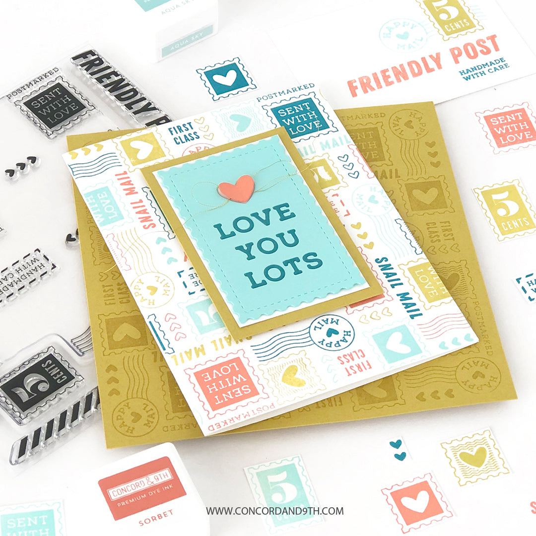 Juego de sellos Turnabout™ con matasellos