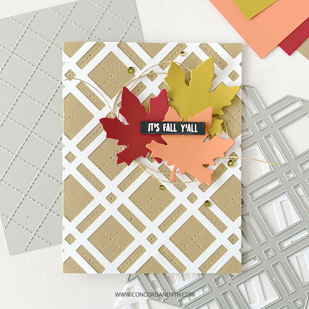 Troquel frontal de tarjeta acolchada