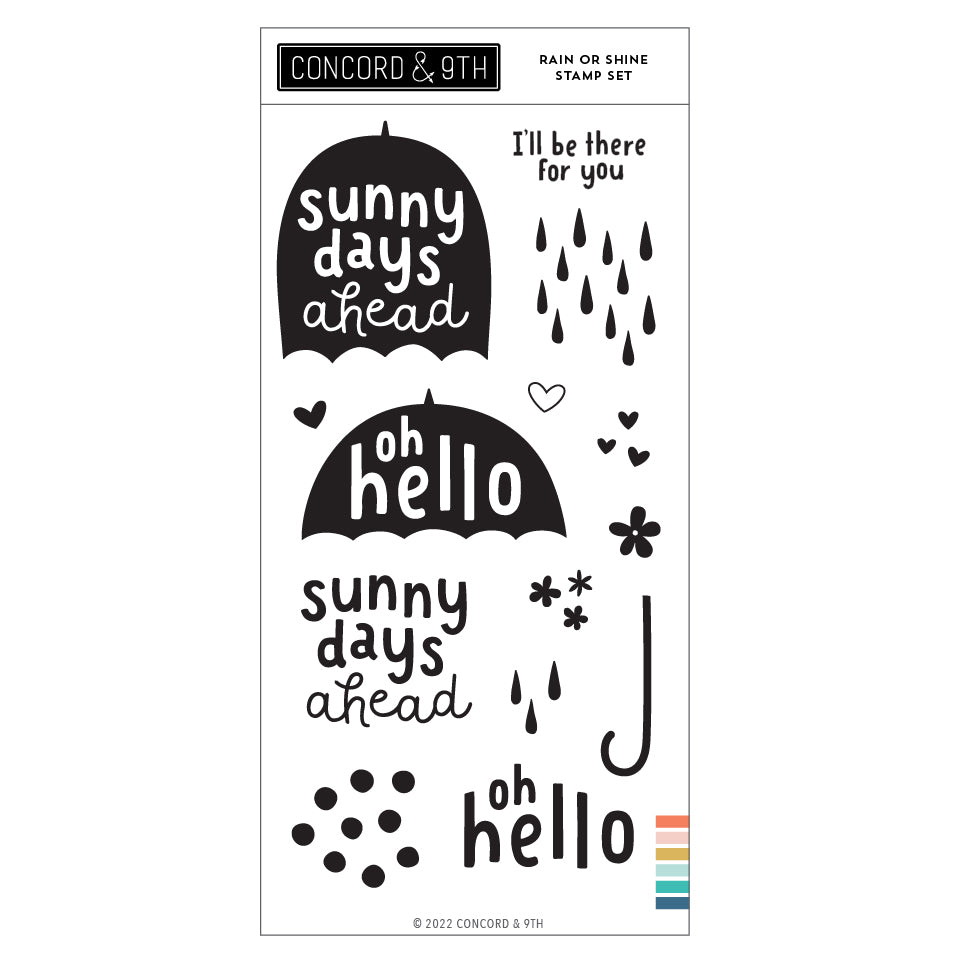 Rain or Shine Stamp Set WHOLESALE