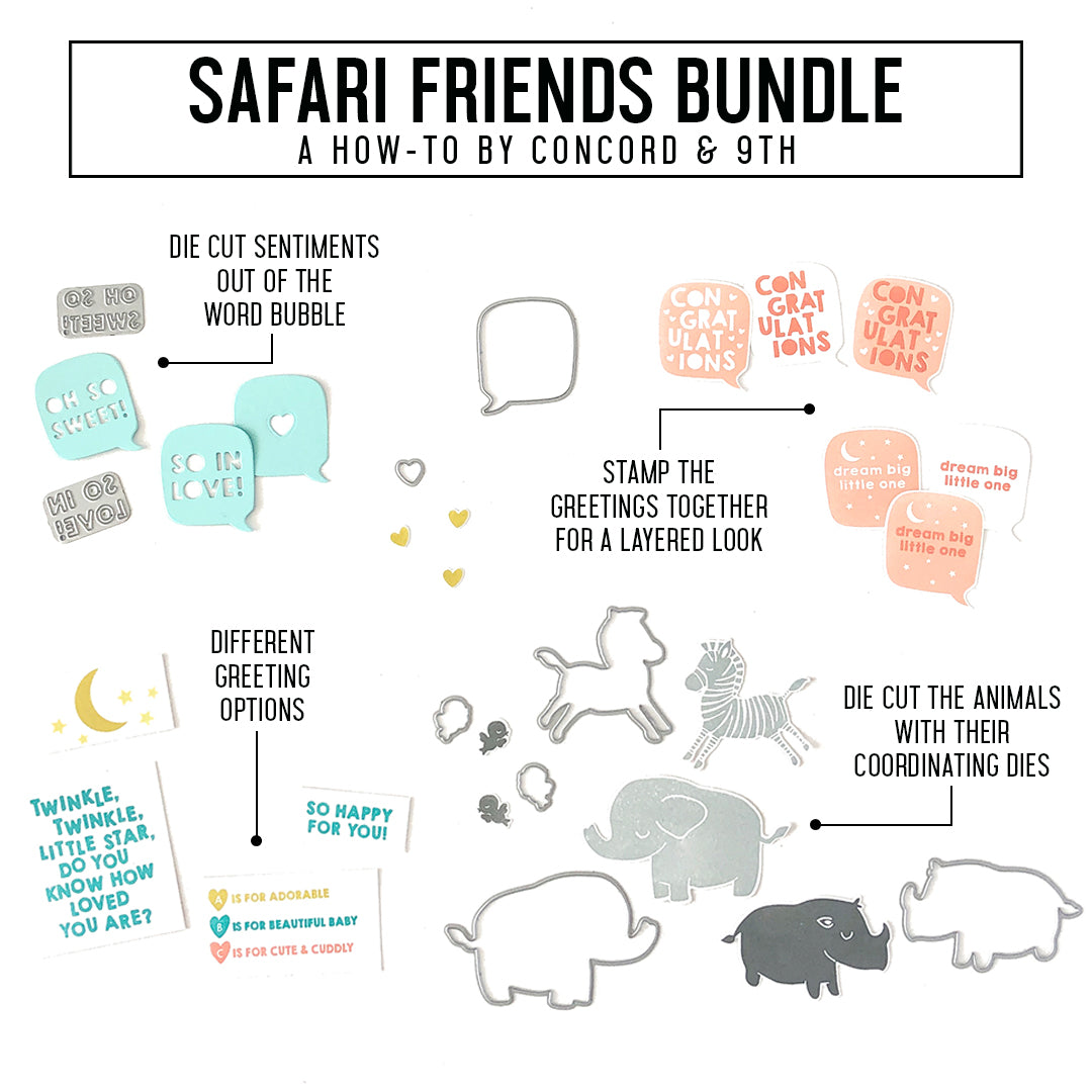 LAST CHANCE: Safari Friends Bundle
