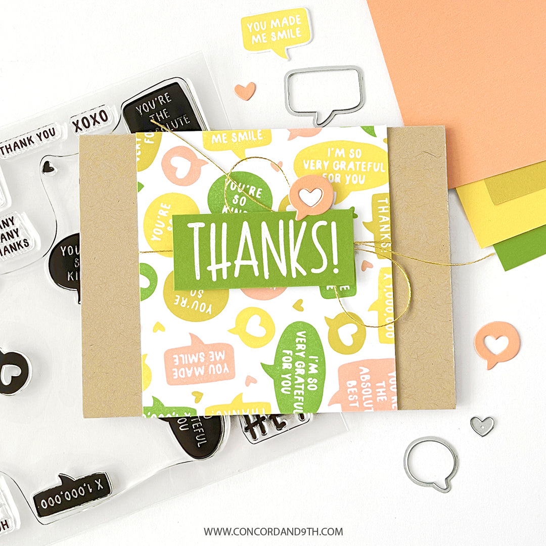 Say Thanks Turnabout™ Stamp Set