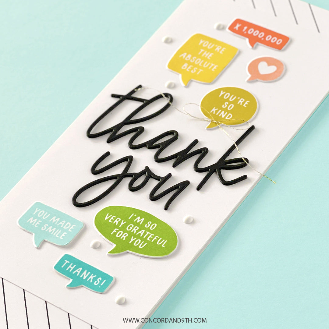 Say Thanks Turnabout™ Stamp Set