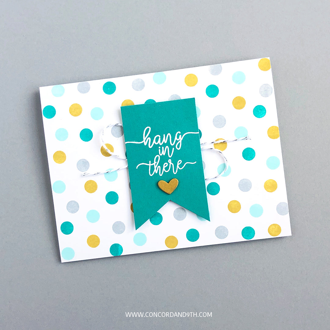 Scattered Dots Turnabout™ Stamp