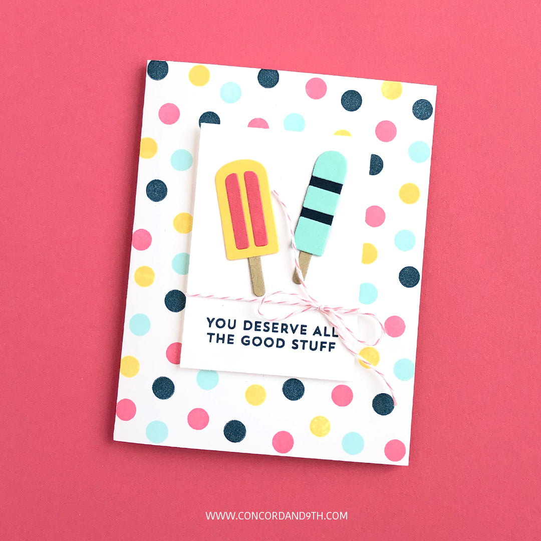 Scattered Dots Turnabout™ Stamp