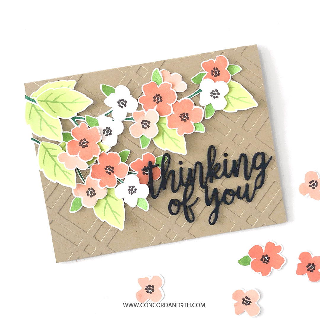 Plaid Card Front Thick Die