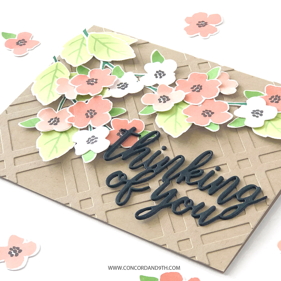 Plaid Card Front Thick Die