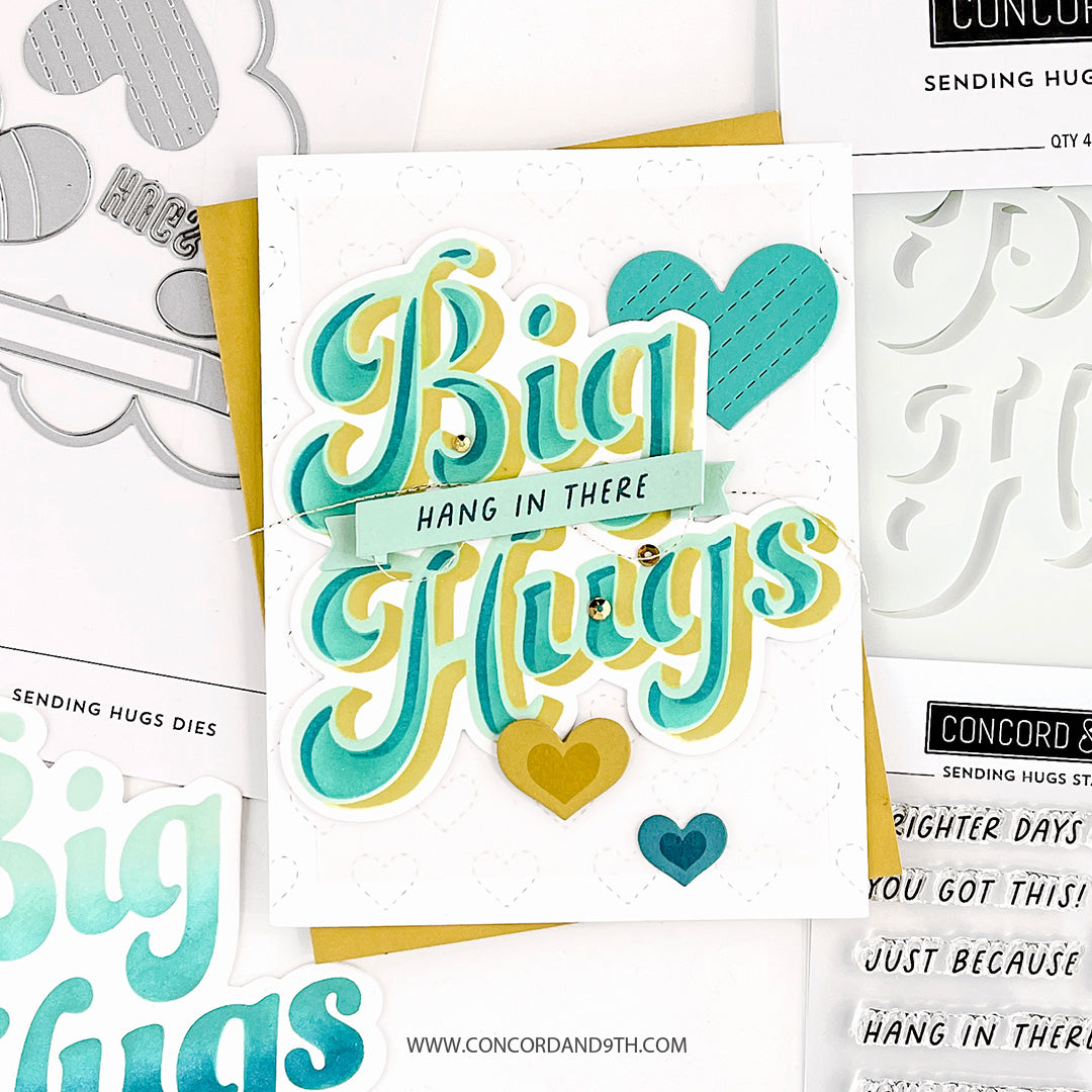 Paquete de plantillas para enviar abrazos