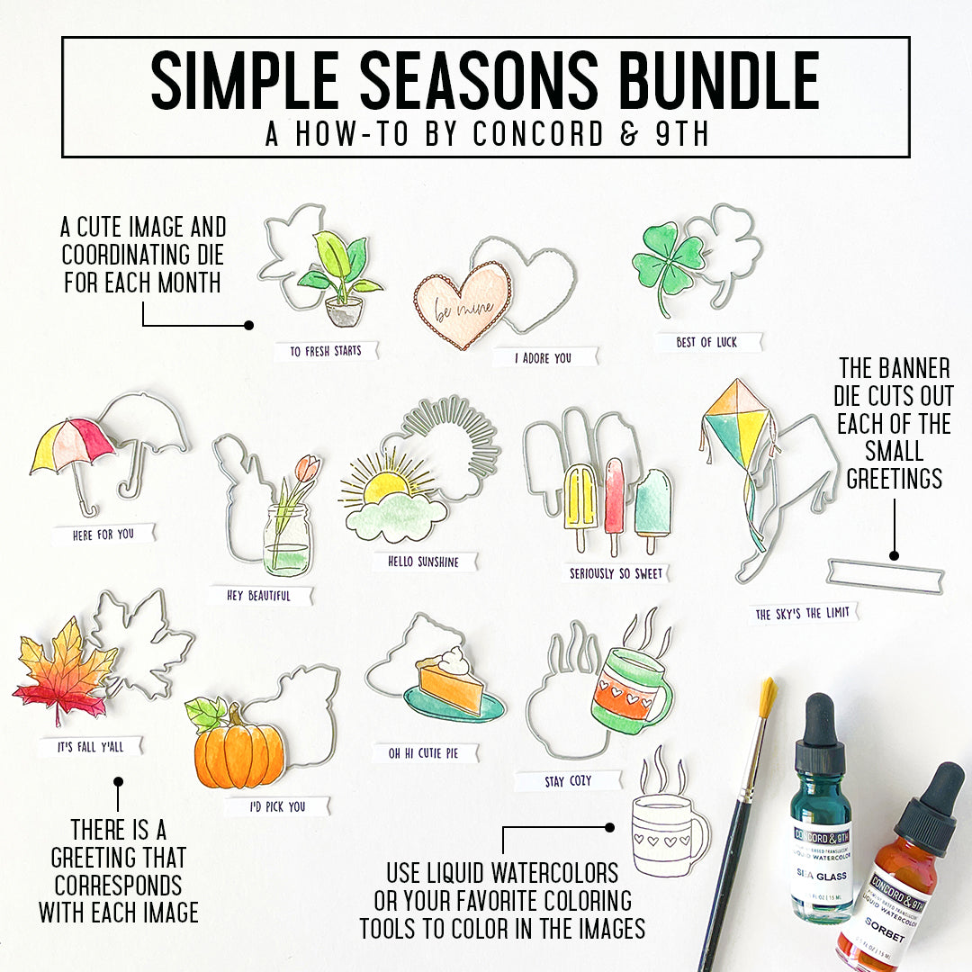 LAST CHANCE: Simple Seasons Stamp Set