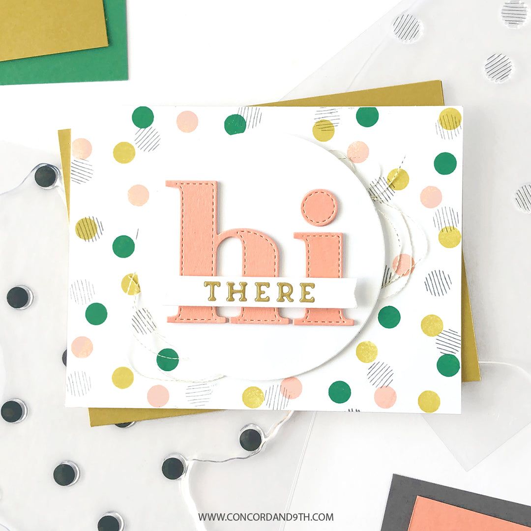 Sketched Dots Turnabout™ Stamp