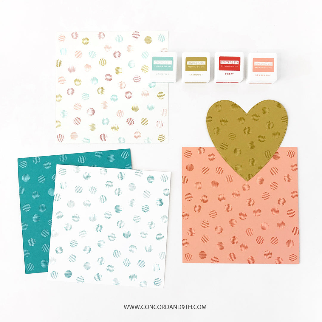 Sketched Dots Turnabout™ Stamp