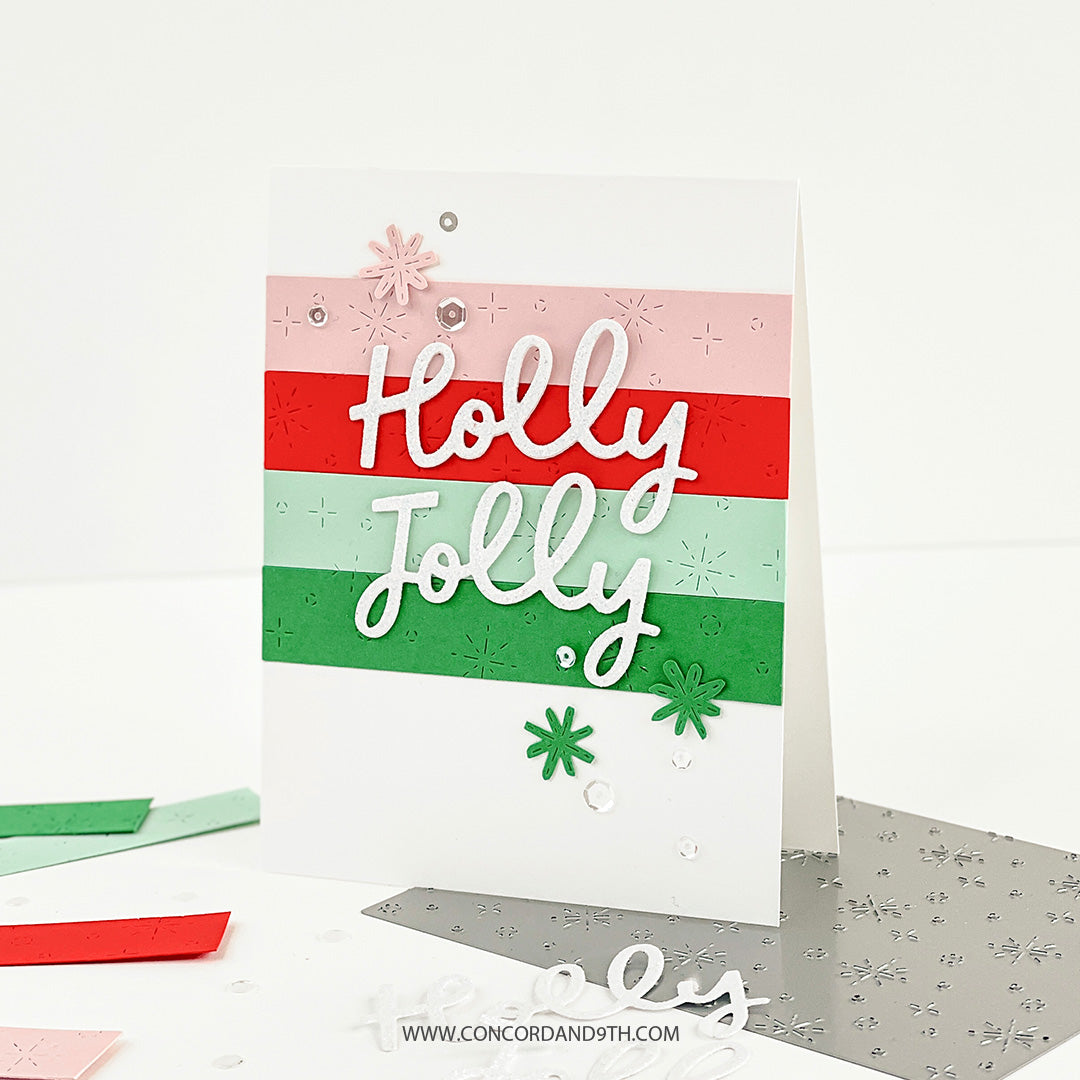 Troquel frontal de tarjeta zSnowfall