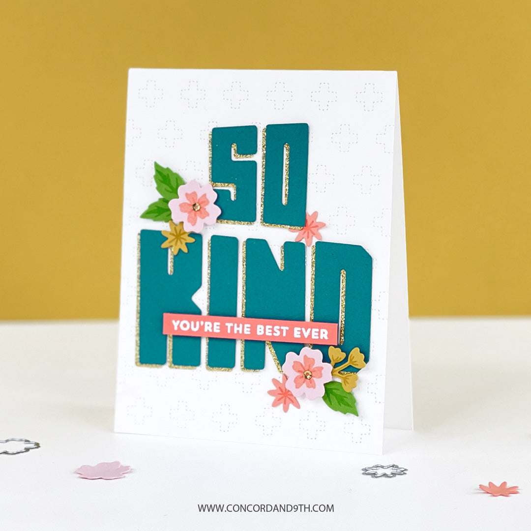 LAST CHANCE: Positively Stitched Card Front Die