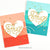Stitched Hearts Card Front Die