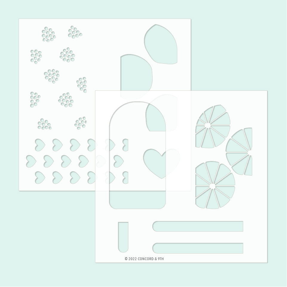 Sweet Summer Stencil Pack WHOLESALE