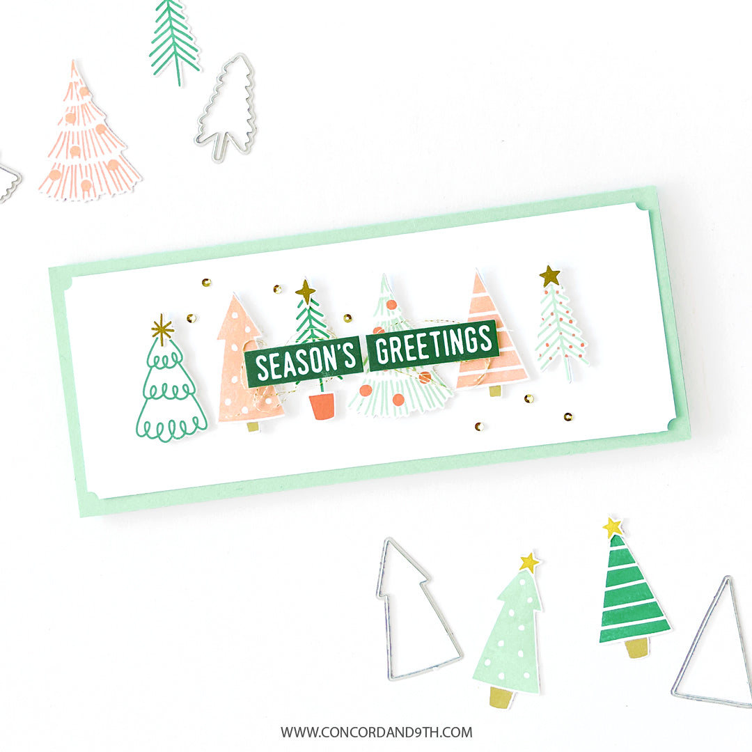 Juego de sellos Tiny Trees Turnabout™