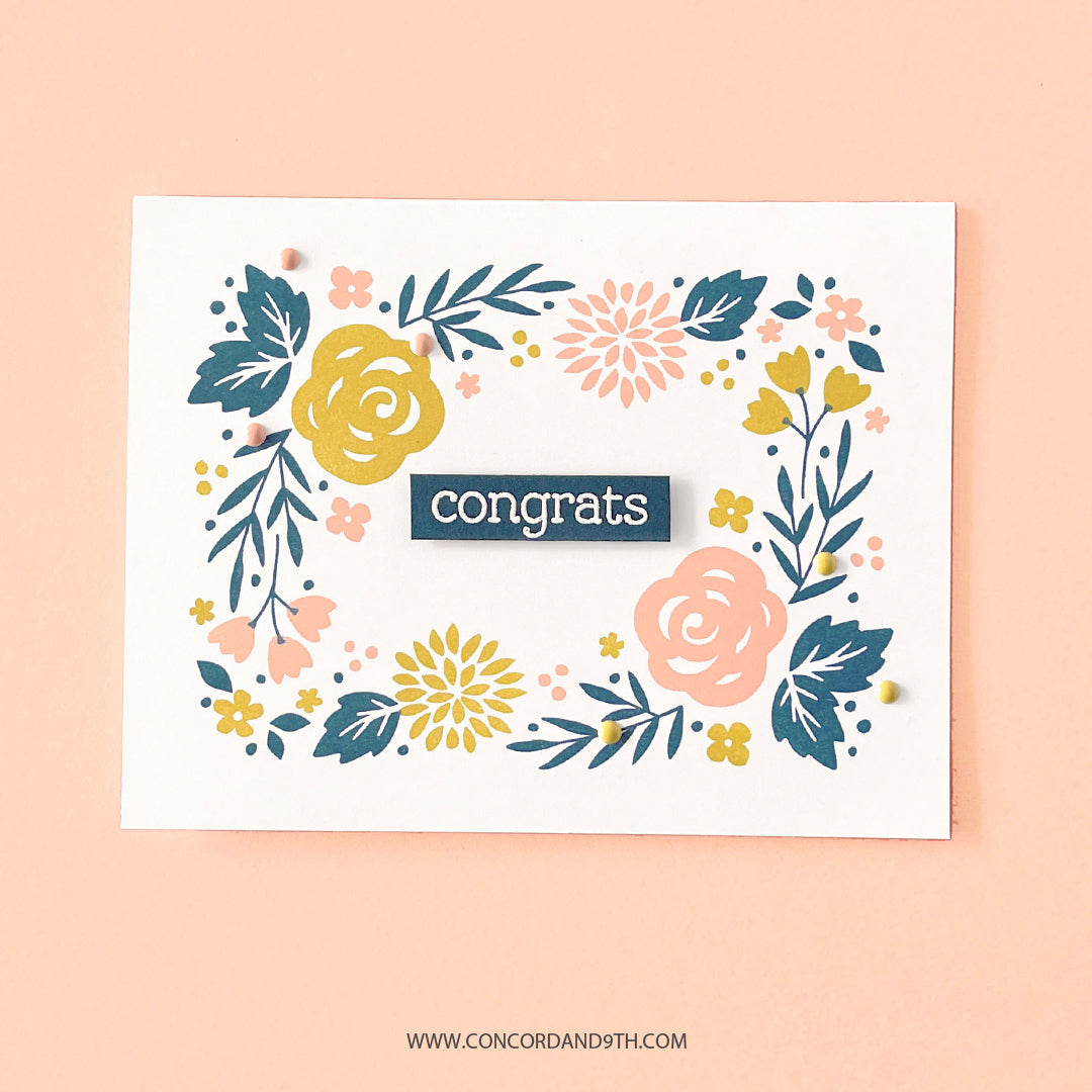 Triple-Step Floral Frame Bundle