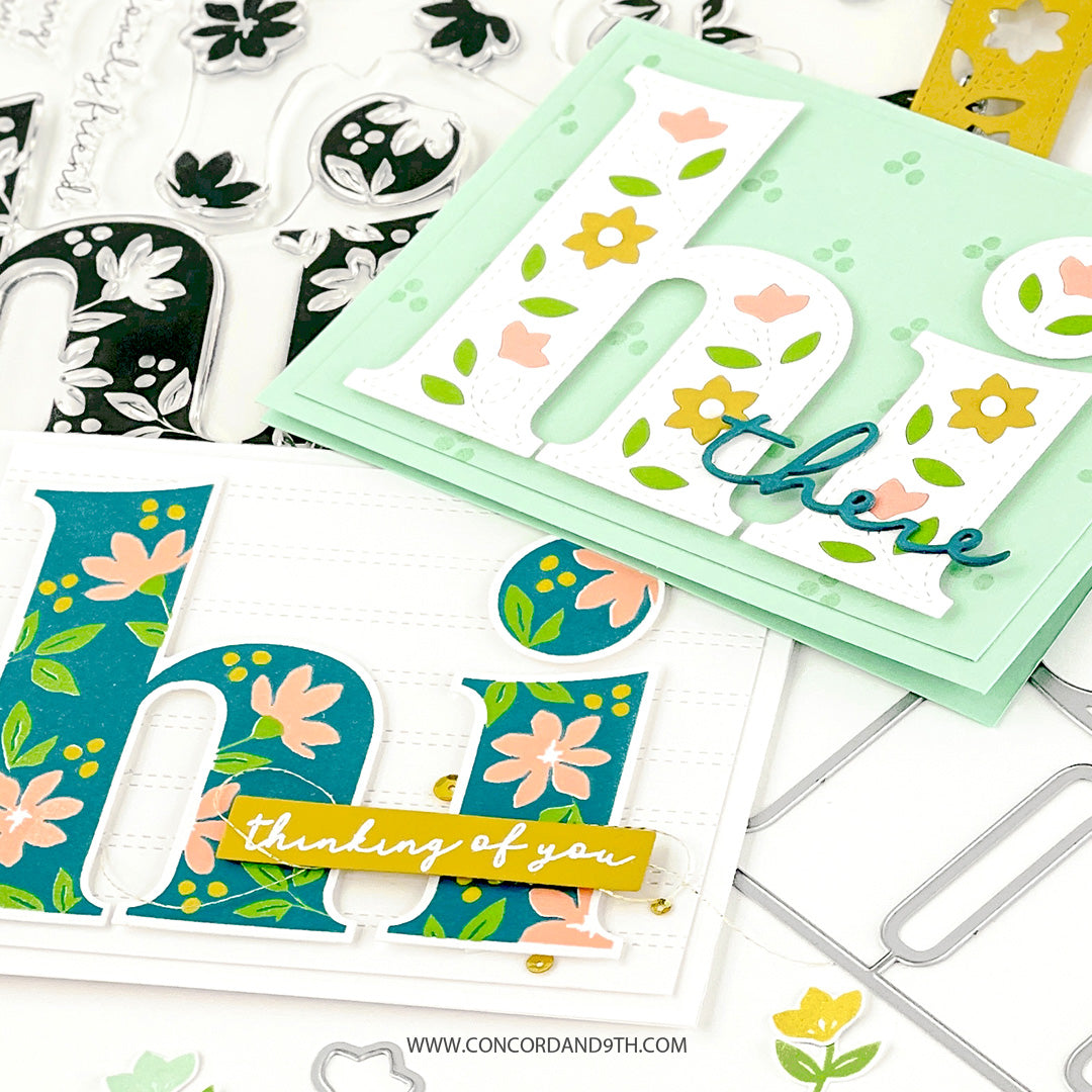 Triple-Step Hi Stamp Set