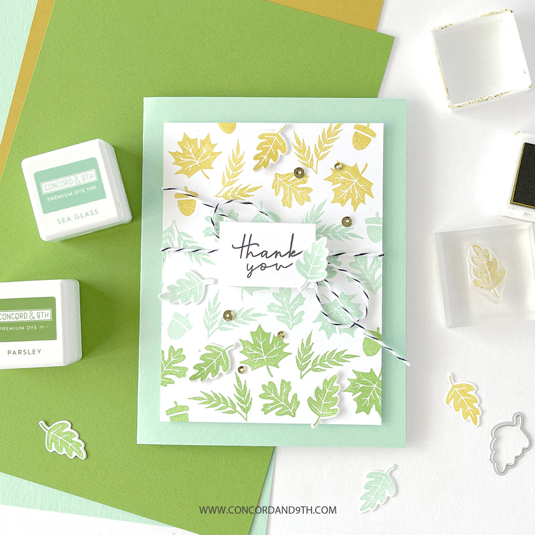 Triple-Step Autumn Leaf Stamp Set