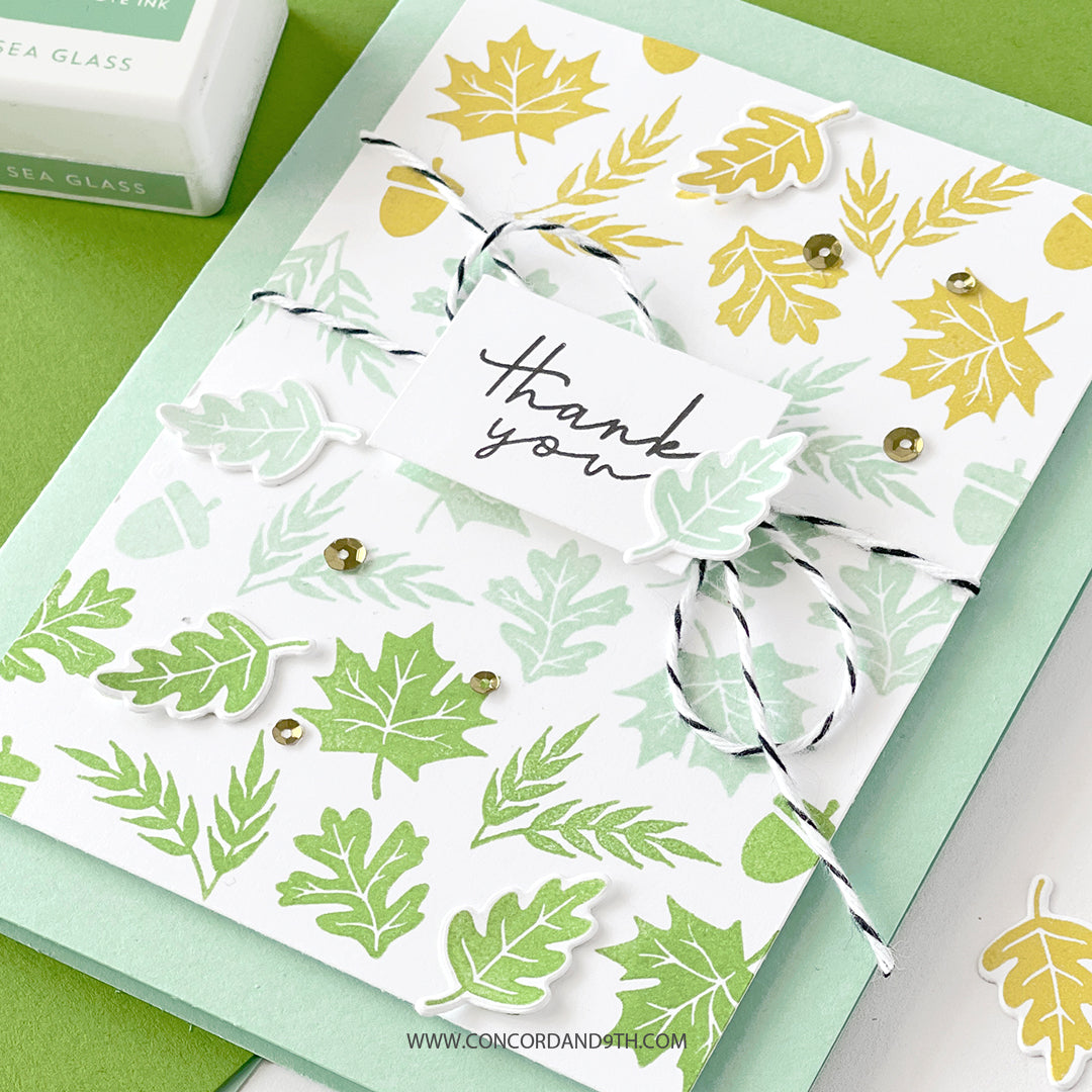 Triple-Step Autumn Leaf Stamp Set