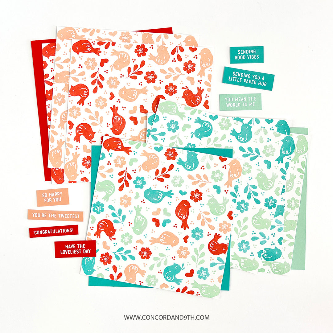 Juego de sellos Tweethearts Turnabout™ 