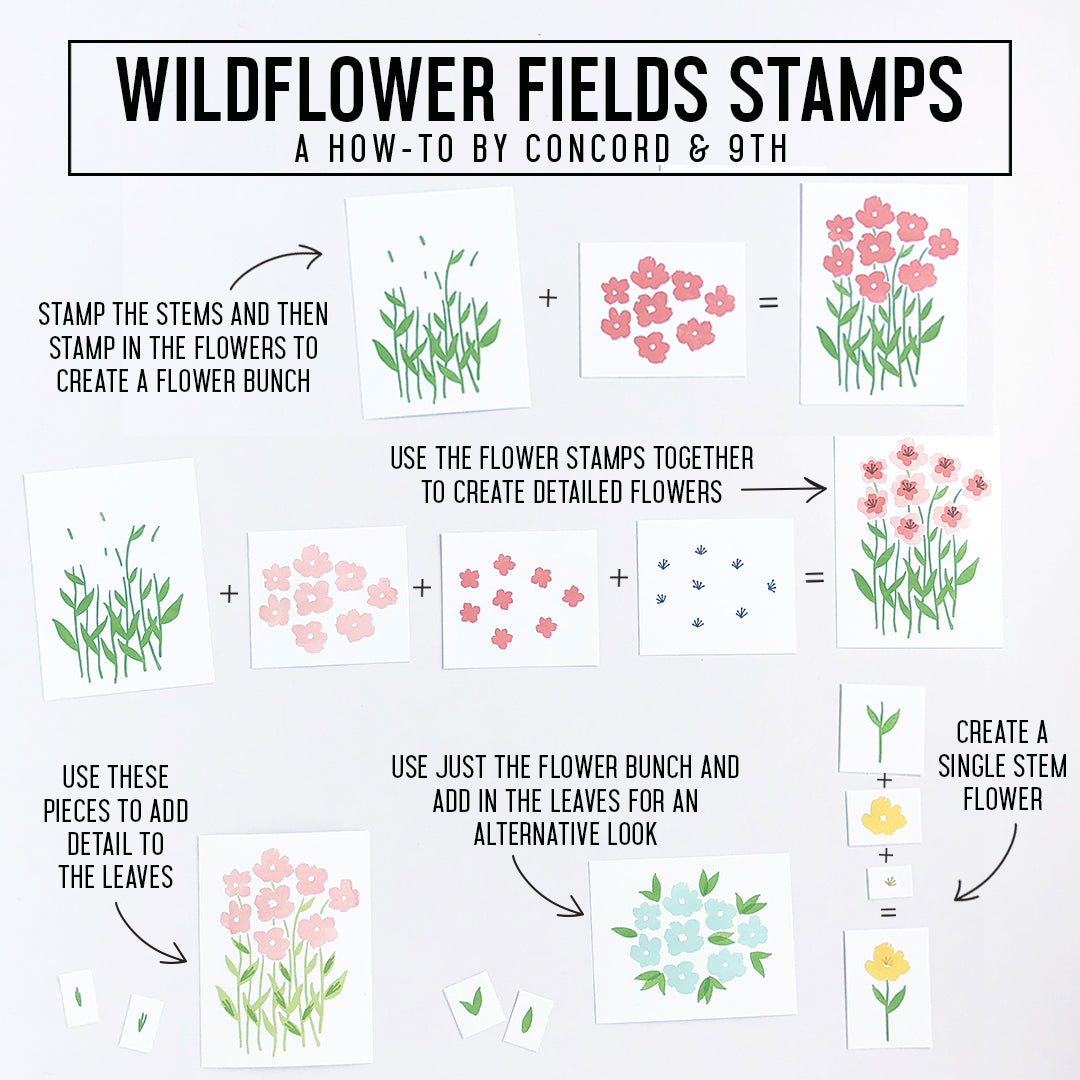 LAST CHANCE: Wildflower Fields Stamp Set