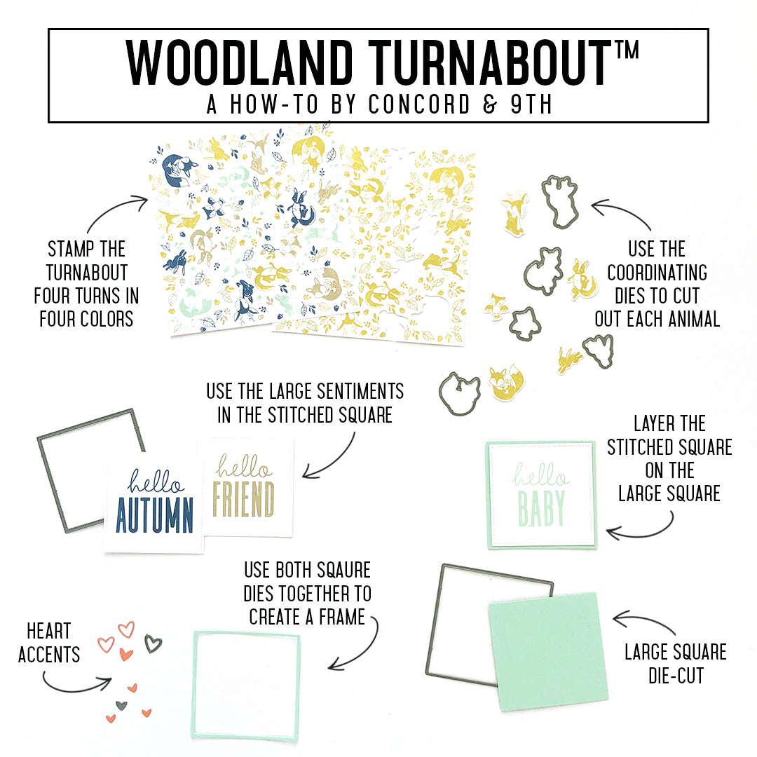 Woodland Turnabout™ Stamp Set