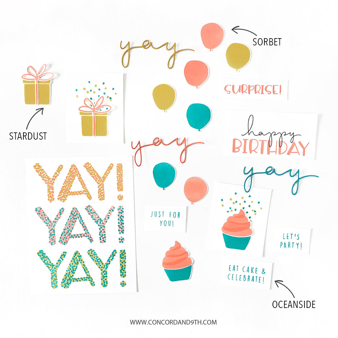 Yay por los troqueles de cumpleaños 