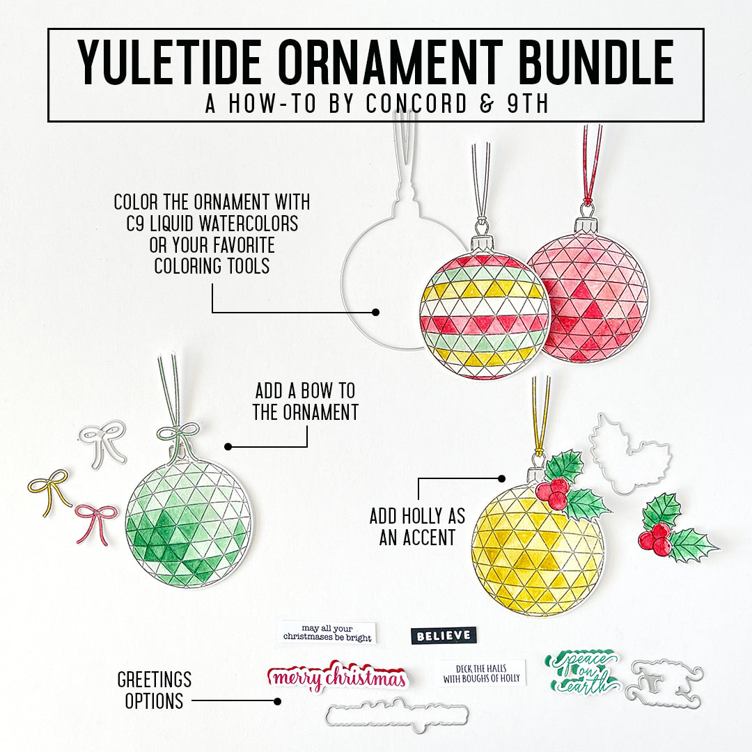 Yuletide Ornament Dies
