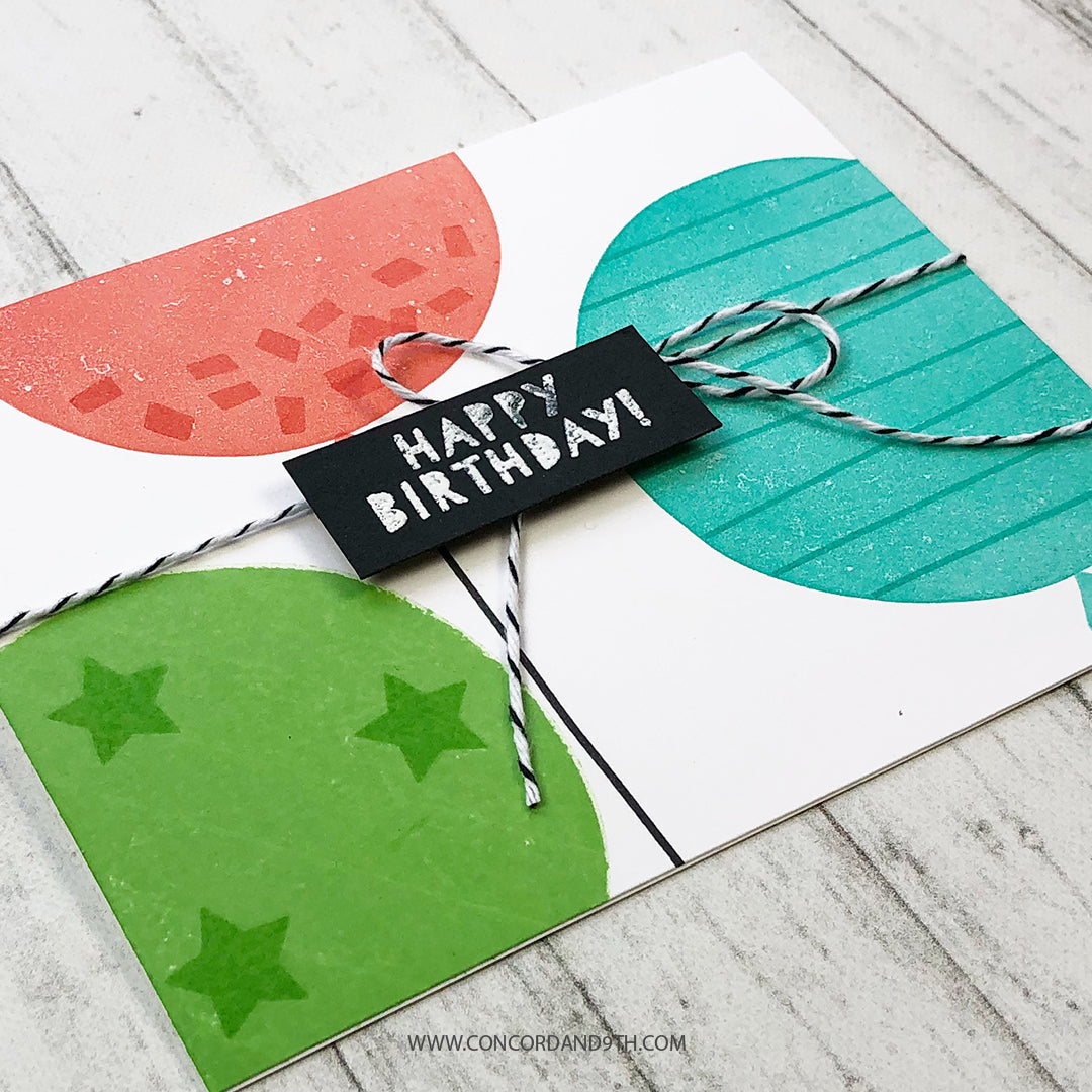 LAST CHANCE: Birthday Balloon Stamp Set