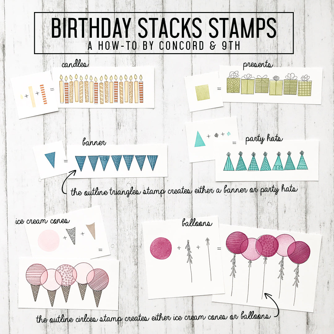 Birthday Stacks Stamp Set