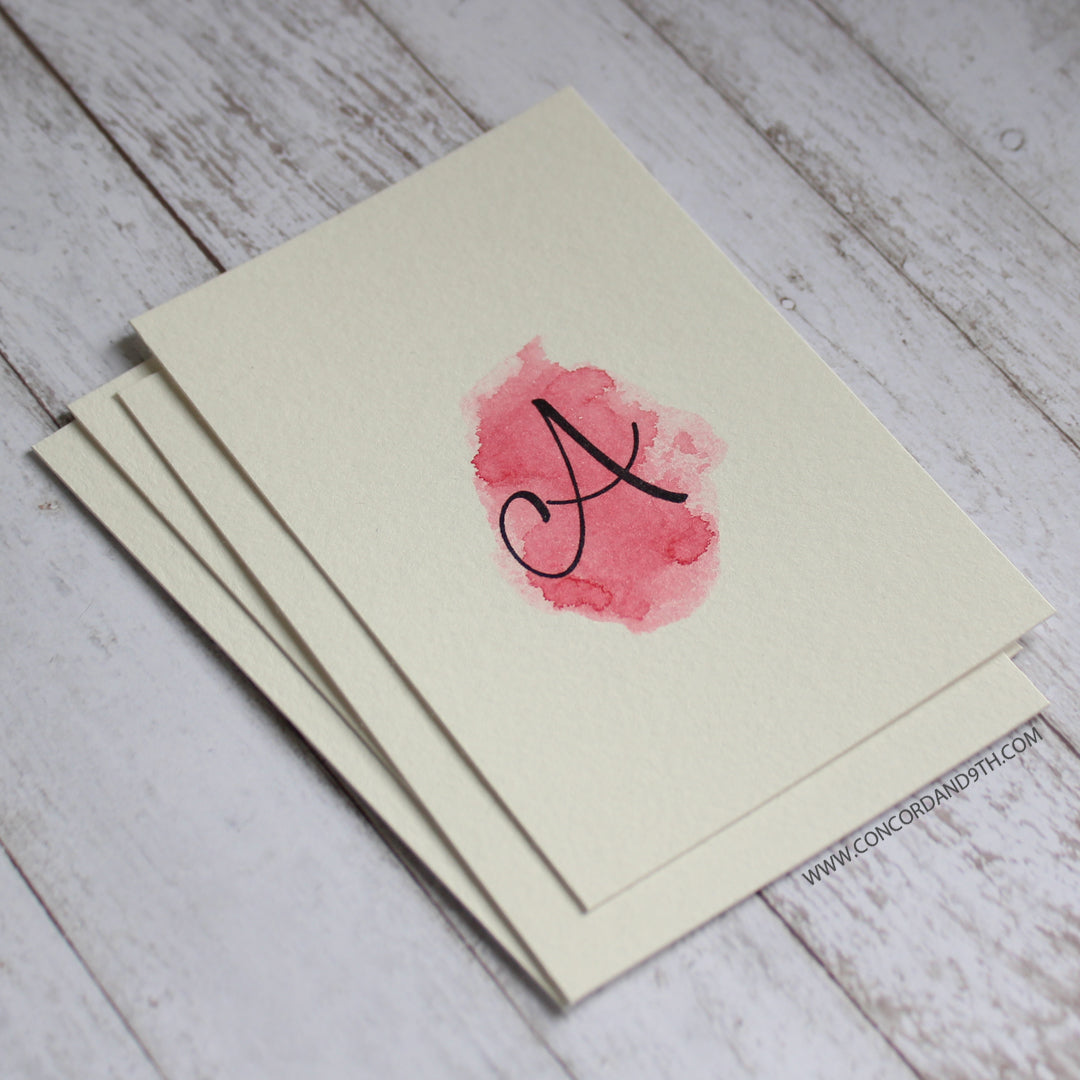 LAST CHANCE: Sophisticated Script Uppercase Stamp Set