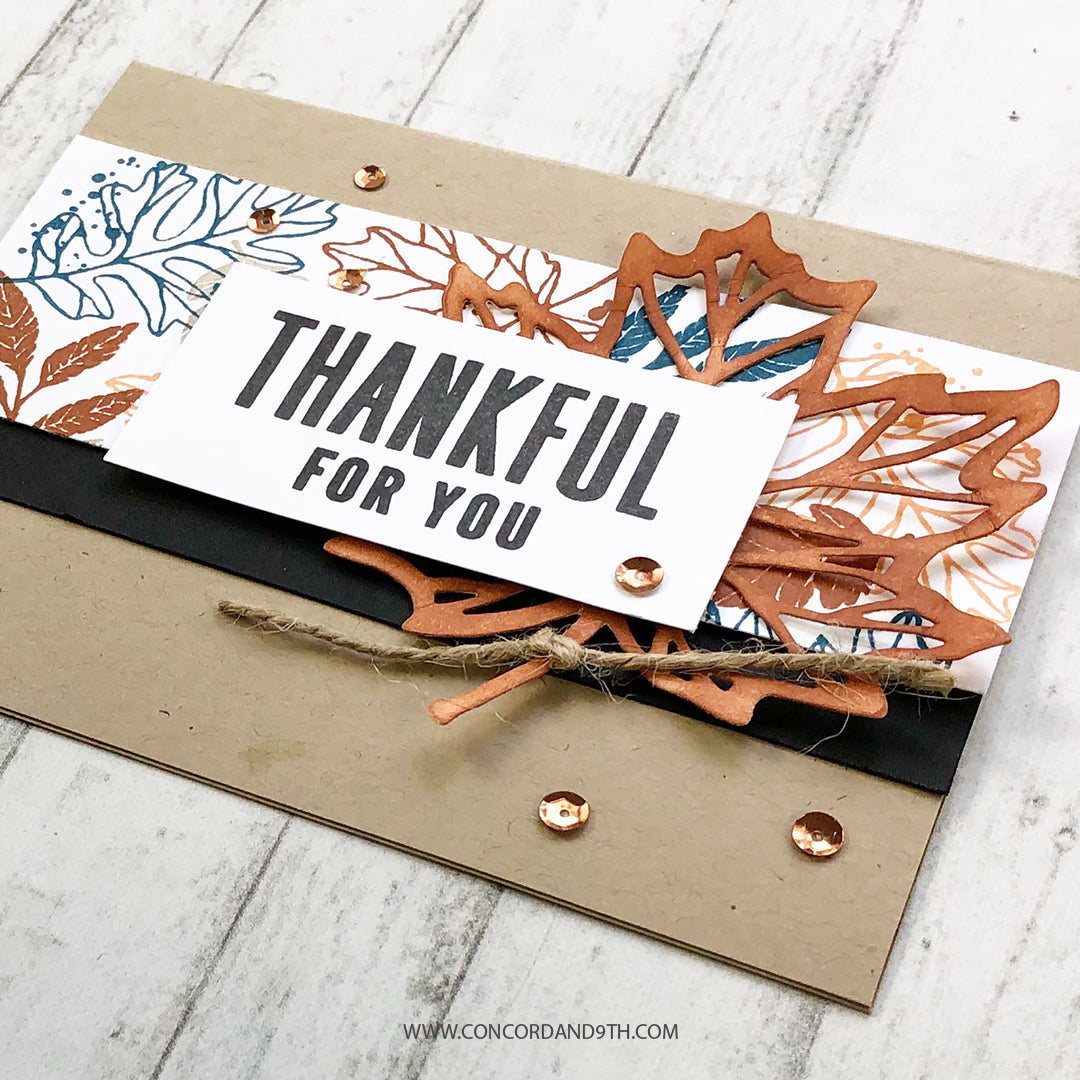 Thankful Leaves Turnabout™ Stamp Set